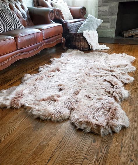 cheap faux fur area rugs